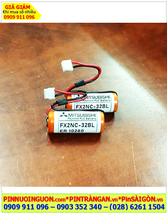 Mitsubishi FX2NC-32BL; Pin nuôi nguồn PLC Mitsubishi FX2NC-32BL 2/3AAA 450mAh _Japan